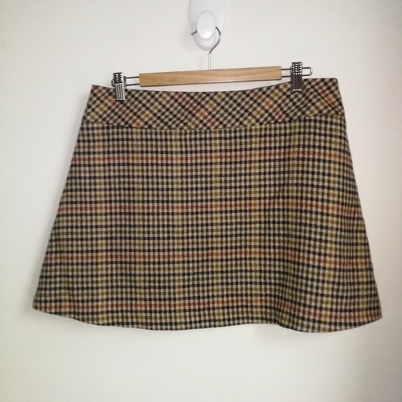 Zara Mini A Line Faux Wrap Mini Skirt, sz 10 - Picture 8 of 8